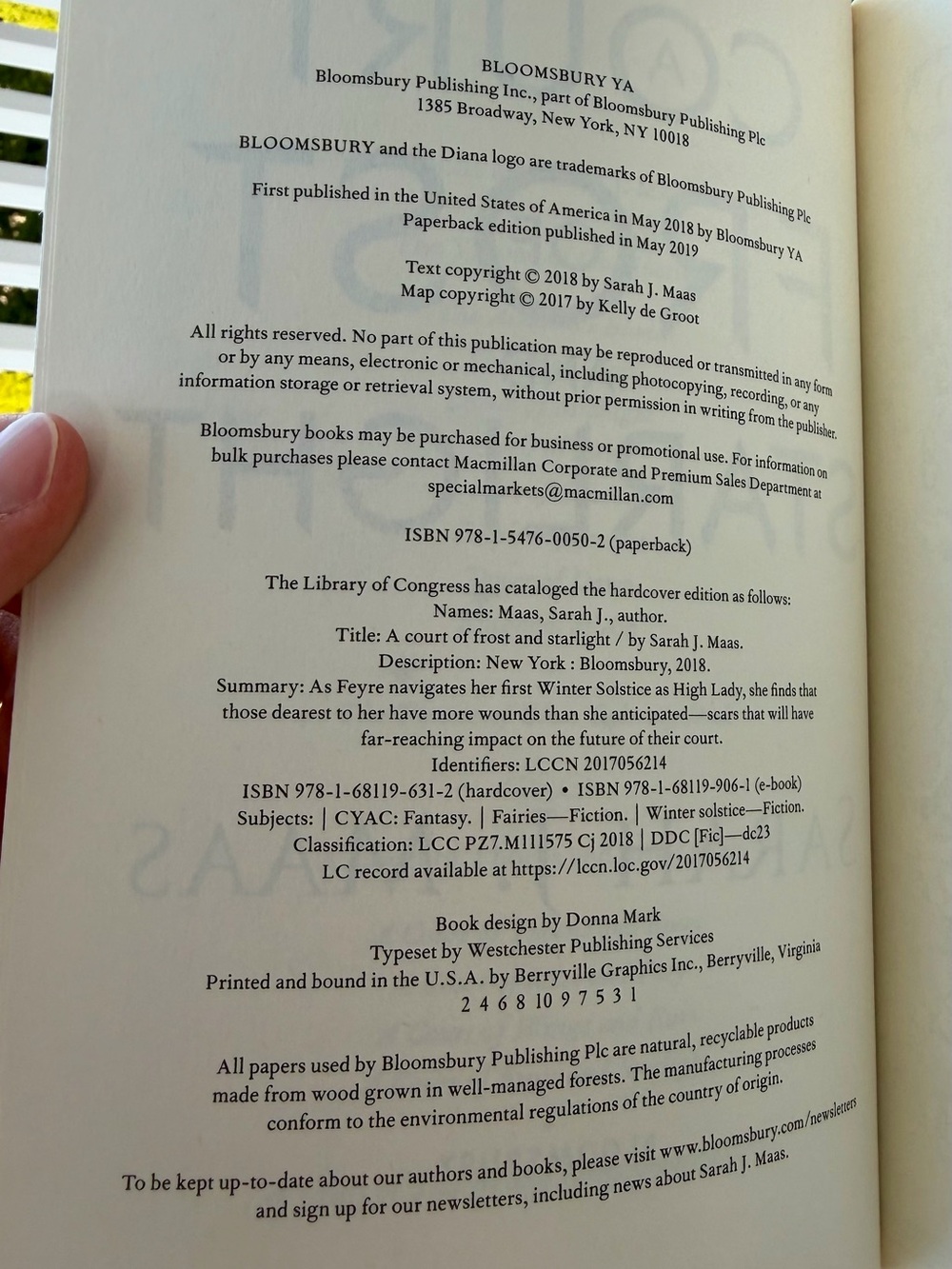 LIKE NEW A Court of Frost and Starlight Original 1st Edition Paperback SJM - Picture 6 of 6